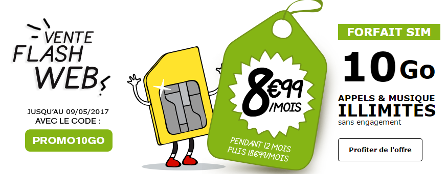 vente flash la poste mobile 10 sur forfait 10 go vente flash la poste mobile 10 sur forfait 10 go