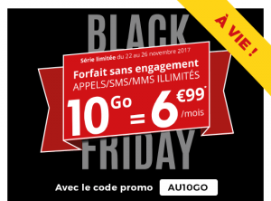 Black Friday Auchan télécom